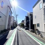 整備された前面道路